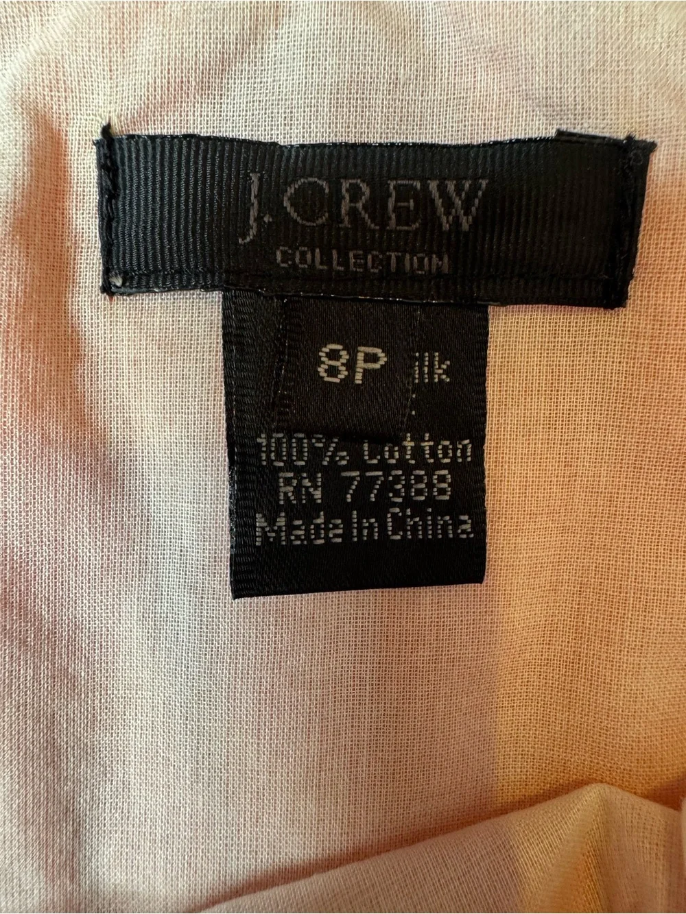 J.Crew Collection Orange Silk Cocktail Dress Size 8P